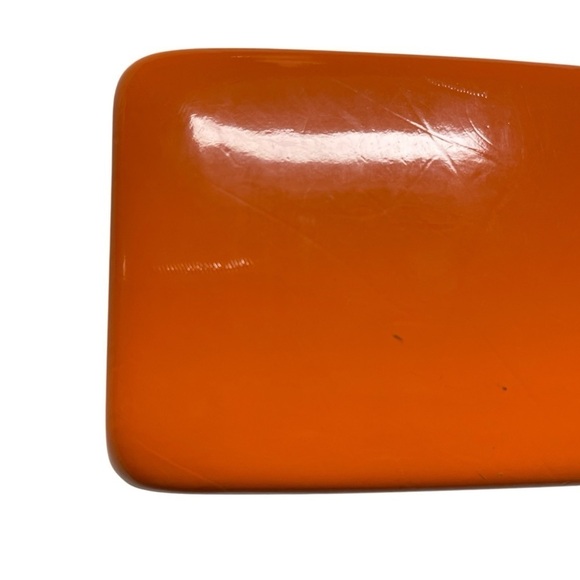 Kate Spade Genette Pink/Orange Eyeglass Hard Clamshell Case Eyes Design Inside - Picture 8 of 11